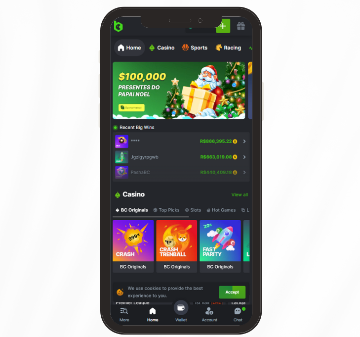 Play Casino Games Anywhere with BC Game APK